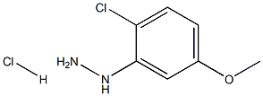 2-CHLORO-5-METHOXYPHENYLHYDRAZINE HCL 结构式