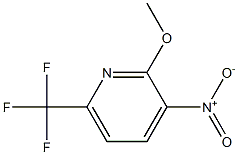 2-Methoxy-3-nitro-6-(trifluoromethyl)pyridine 结构式