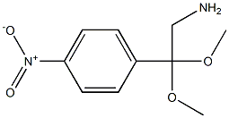 2,2-Dimethoxy-2-(4-nitro-phenyl)-ethylamine 结构式