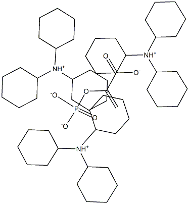 PHOSPHOENOLPYRUVATE TRICYCLOHEXYLAMMONIUM SALT extrapure 结构式