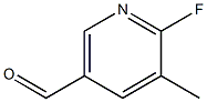 2-氟-3-甲基-5-醛基吡啶 结构式