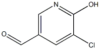 2-羟基-3-氯-5-醛基吡啶 结构式