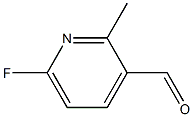2-氟-5-甲酰基-6-甲基吡啶 结构式