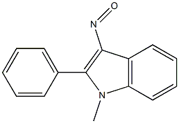 1-methyl-3-nitroso-2-phenyl-1H-indole 结构式