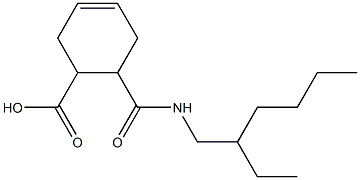 6-{[(2-ethylhexyl)amino]carbonyl}-3-cyclohexene-1-carboxylic acid 结构式