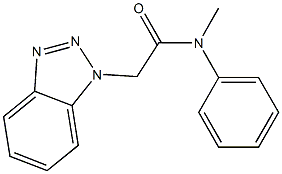 1H-1,2,3-benzotriazol-1-yl(phenyl)methyl(methyl)formamide 结构式