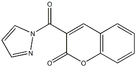 3-(1H-pyrazol-1-ylcarbonyl)-2H-chromen-2-one 结构式