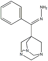 phenyl(1,3,5-triazatricyclo[3.3.1.1~3,7~]dec-7-yl)methanone hydrazone 结构式