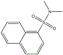 N,N-dimethyl-1-naphthalenesulfonamide 结构式