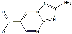 2-amino-6-nitro[1,2,4]triazolo[1,5-a]pyrimidine 结构式