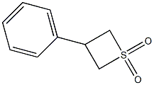 3-phenylthietane 1,1-dioxide 结构式