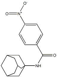 N-(1-adamantyl)-4-nitrobenzamide 结构式