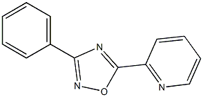 2-(3-phenyl-1,2,4-oxadiazol-5-yl)pyridine 结构式