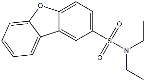 N,N-diethyldibenzo[b,d]furan-2-sulfonamide 结构式