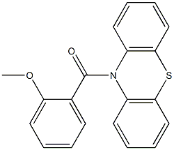 10-(2-methoxybenzoyl)-10H-phenothiazine 结构式