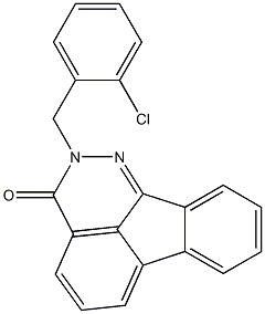 2-(2-chlorobenzyl)indeno[1,2,3-de]phthalazin-3(2H)-one 结构式