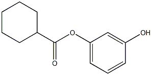 3-hydroxyphenyl cyclohexanecarboxylate 结构式