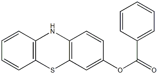 10H-phenothiazin-3-yl benzoate 结构式