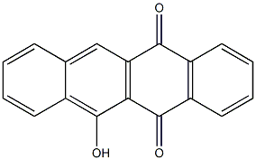 6-hydroxy-5,12-naphthacenedione 结构式