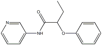 2-phenoxy-N-(3-pyridinyl)butanamide 结构式