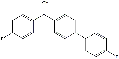 (4'-fluoro[1,1'-biphenyl]-4-yl)(4-fluorophenyl)methanol 结构式