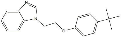 2-(1H-benzimidazol-1-yl)ethyl 4-tert-butylphenyl ether 结构式