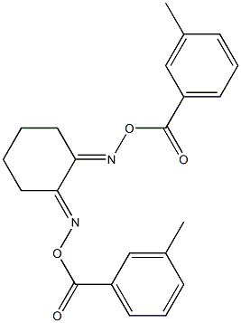 1,2-cyclohexanedione bis[O-(3-methylbenzoyl)oxime] 结构式