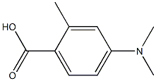 4-(dimethylamino)-2-methylbenzoic acid 结构式