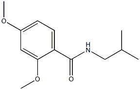 N-isobutyl-2,4-dimethoxybenzamide 结构式