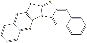naphtho[2'',3'':4',5']imidazo[2',1':2,3][1,3]thiazolo[4,5-b]quinoxaline 结构式