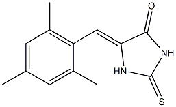 5-(mesitylmethylene)-2-thioxo-4-imidazolidinone 结构式