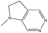 1-methyl-2,3-dihydro-1H-pyrrolo[2,3-d]pyridazine 结构式