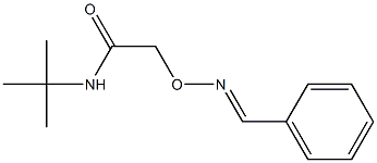 2-[(benzylideneamino)oxy]-N-(tert-butyl)acetamide 结构式