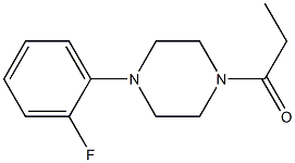 1-(2-fluorophenyl)-4-propionylpiperazine 结构式