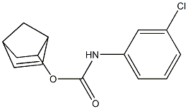 bicyclo[2.2.1]hept-5-en-2-yl 3-chlorophenylcarbamate 结构式