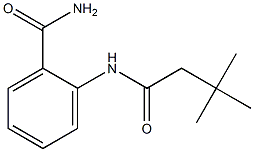 2-[(3,3-dimethylbutanoyl)amino]benzamide 结构式