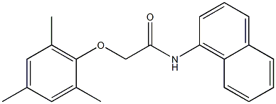 2-(mesityloxy)-N-(1-naphthyl)acetamide 结构式