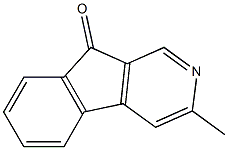 3-methyl-9H-indeno[2,1-c]pyridin-9-one 结构式