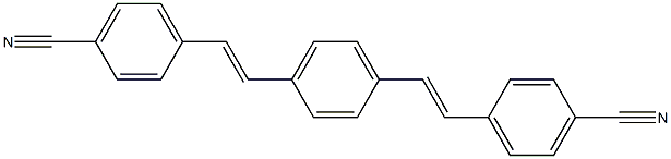 1,4-双(对氰基苯乙烯基)苯 结构式