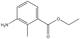 2-甲基-3-氨基苯甲酸乙酯 结构式