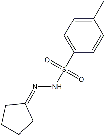 N'-cyclopentylidene-4-methylbenzenesulfonohydrazide 结构式