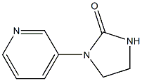 1-(3-pyridinyl)tetrahydro-2H-imidazol-2-one 结构式