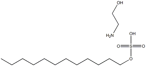 十二烷基硫酸单乙醇胺 结构式