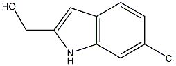 2-羟甲基-6-氯吲哚 结构式