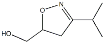 (3-isopropyl-4,5-dihydroisoxazol-5-yl)methanol 结构式
