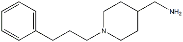 [1-(3-phenylpropyl)piperidin-4-yl]methylamine 结构式