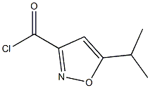 5-isopropylisoxazole-3-carbonyl chloride 结构式