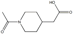 (1-acetylpiperidin-4-yl)acetic acid 结构式