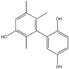 2',5',6'-Trimethyl-1,1'-biphenyl-2,3',5-triol 结构式