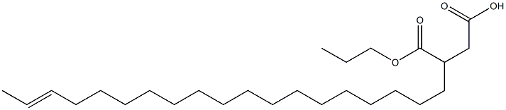 3-(17-Nonadecenyl)succinic acid 1-hydrogen 4-propyl ester 结构式